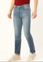 Men Blue Slim Fit CKJ 027 BODY Mid-Rise Clean Look Stretchable Jeans